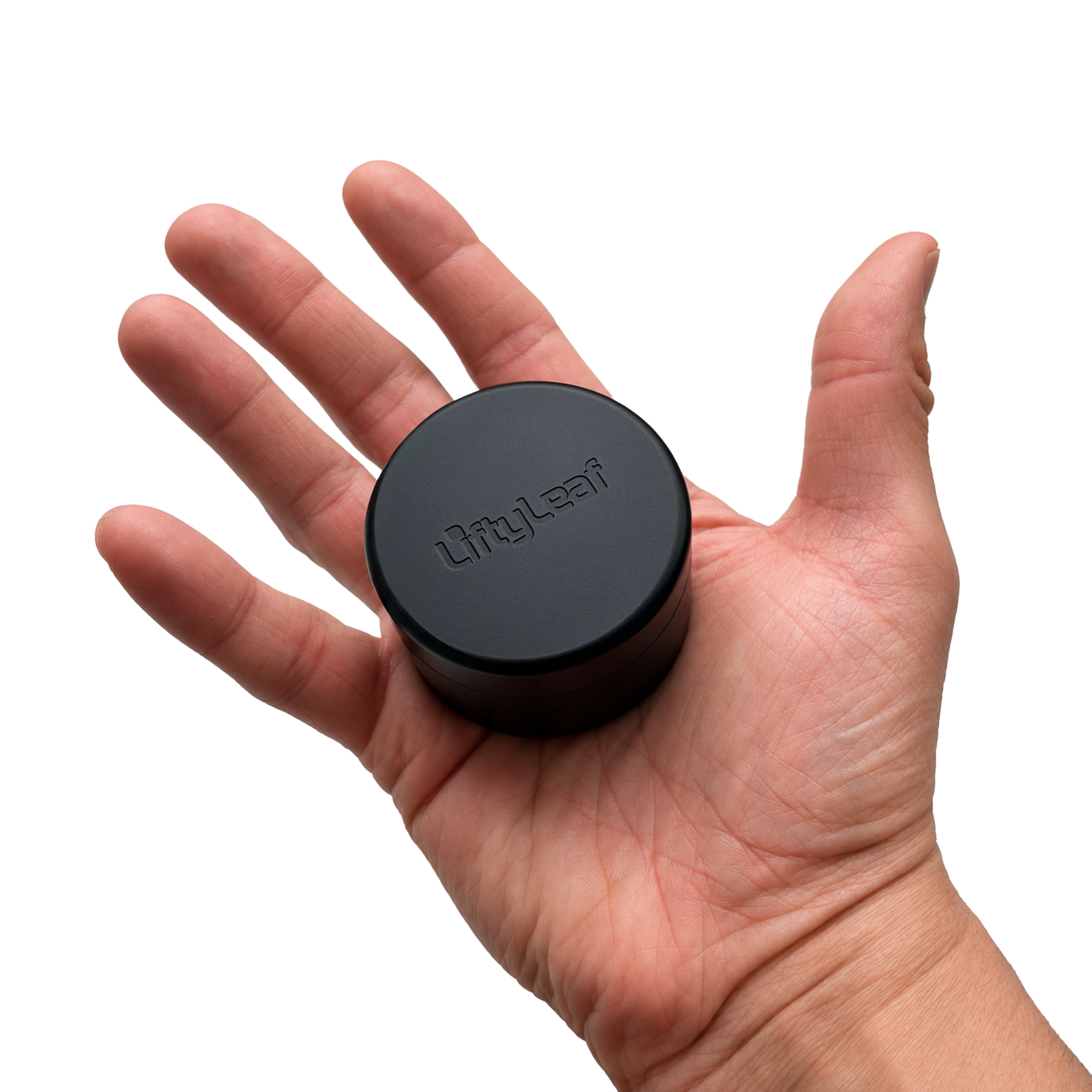 LiftyLeaf Flow 55 — held in hand, 55 mm